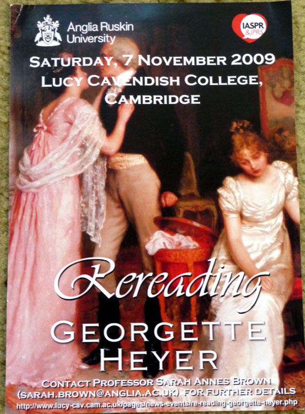 Flyer, Georgette Heyer Conference