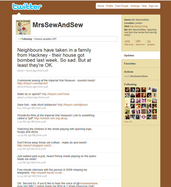 Mrs Sew and Sew on Twitter